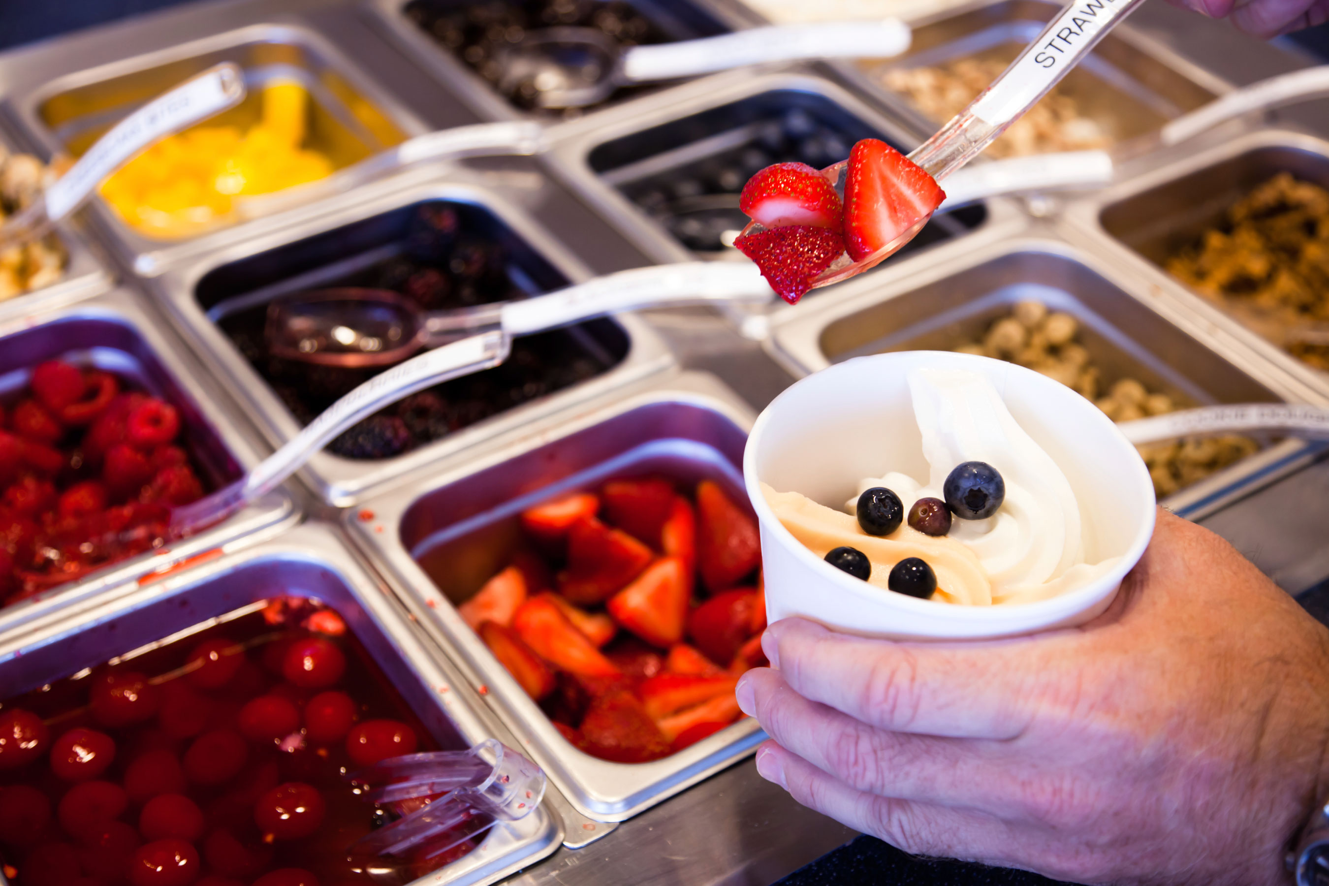 Enjoy the benefits of Nanci's Frozen Yogurt and Sorbet